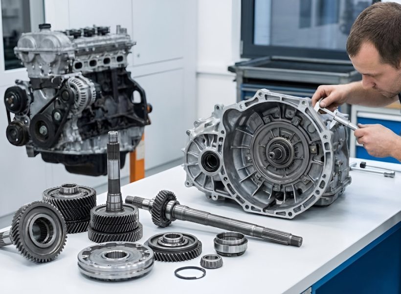 engine and gear